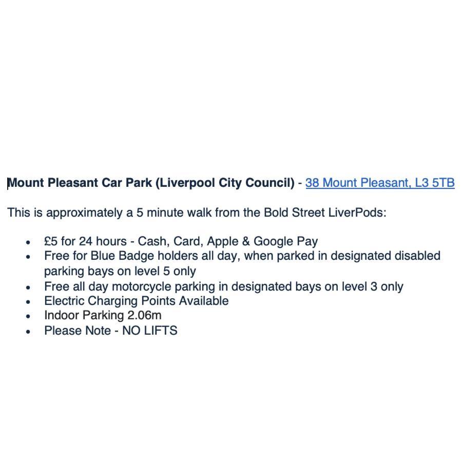 The Bold St Liverpods By Serviced Living Liverpool Exterior foto
